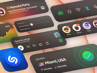 Reimagined macOS Dock Widget concept conceptual dock icon ideation macos os ui ux widget