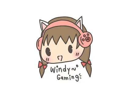 Windy Gaming branding cartoon character character design characterdesign characters drawing drawingart icon icon design logo logo design logodesign windysky