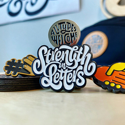 Deals! custom deals discount goods illustration lettering merch pins stuff type