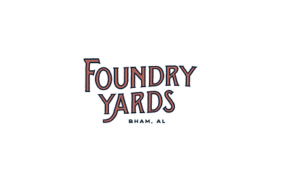 Foundry Yards apartments brand design brand identity logotype real estate