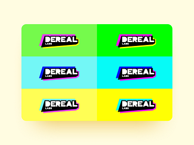 Dereal LABS Logo labs logo logo design ui