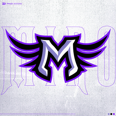 MIRO Logo abstract branding design draft drawing esports gaming graphicdesign icon illustration lettering logo logos mascot photoshop simple sketch sports symbol vector