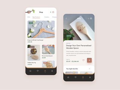 JW App Concept app app design application ui brown clean concept ecommerce app interface ios layout mobile app mobile ui product ui uidesign user interface