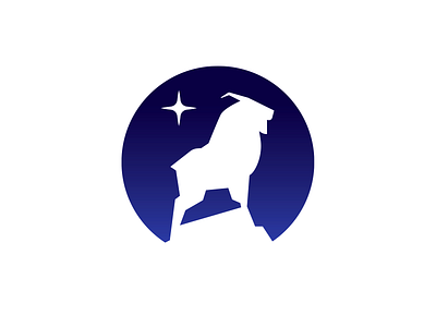 Mnt Goat-drib badge circle goat majestic mikebruner mountain mountain goat silhouette strength