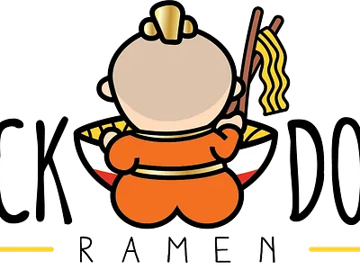 Backdoor Ramen Logo Concept #1 branding design font food graphic design illustration illustrator cc layout logo ramen restaurant typography vector