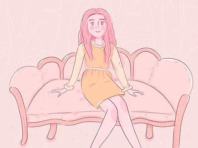 Day 2: Graceful digitalart digitaldrawing editorial illustration kawaiidrawing procreate