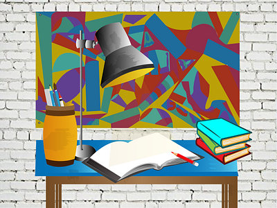 Study Table abstract abstract art app art bold book box design gif gradient graphic graphic design green illustration illustrator ui ux vector web website