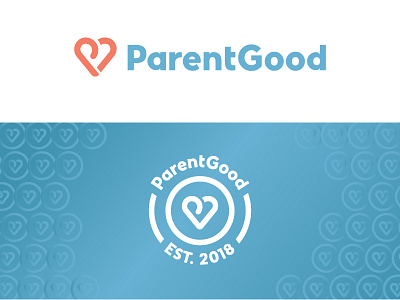 ParentGood branding debut design graphic icon illustration illustrator logo mark typography