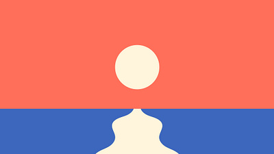 Sunset cesar contreras design illustrator