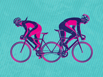 Fyxation Open 5 bicycle cycling cyclist design equality fixed gear hello dribbble illustration illustrator poster art race vector