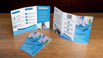 medical broushire brochure clinical corporate design illustrator medical