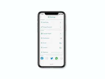 Daily UI 007 — Settings daily ui daily ui 007 daily ui challenge design settings settings page settings ui ui