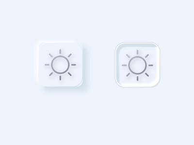 White button design for mobile application. ui designs mobile application