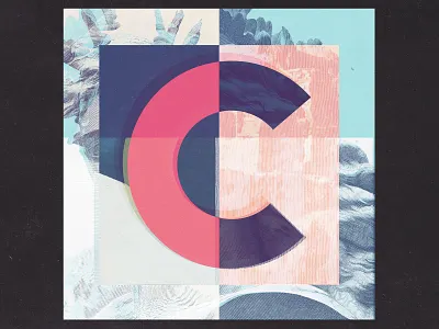36 DAYS OF TYPE 2019 - C - STILL002 36daysoftype 36daysoftype06 abstract collage design digital illustration font geometric glitch illustration photoshop type typography