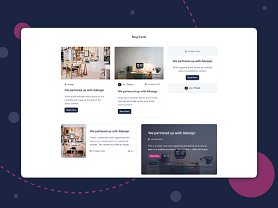 Blog cards - Pixel Pro Bootstrap UI Kit blog blog cards blog design blogger bootstrap bootstrap4 cards cards ui clean modern theme themesberg