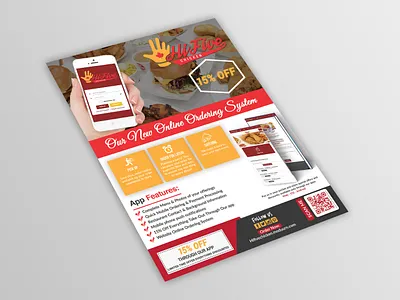 mobile app promotion flyer