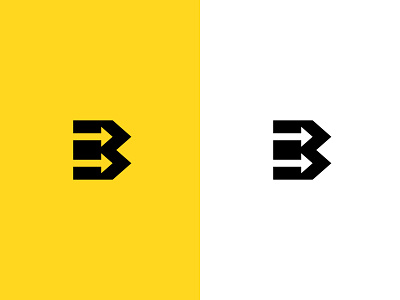 B + Arrows arrows b branding just for fun logo