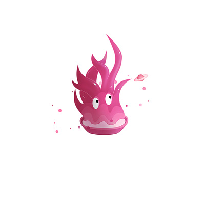 Will O' the wisp affinitydesigner affinityphoto cute design fire minimalism minimalist planet simple try