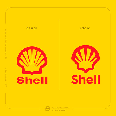 Shell 1 branding design flat logo redesign typography vector