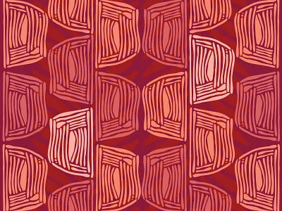 Bin Pattern abstract abstract art design illustration leaf line art nature organic art pattern patterns surfacedesign vector wall art