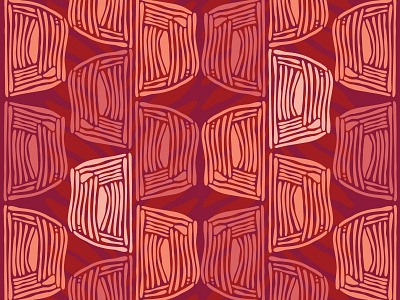 Bin Pattern abstract abstract art design illustration leaf line art nature organic art pattern patterns surfacedesign vector wall art