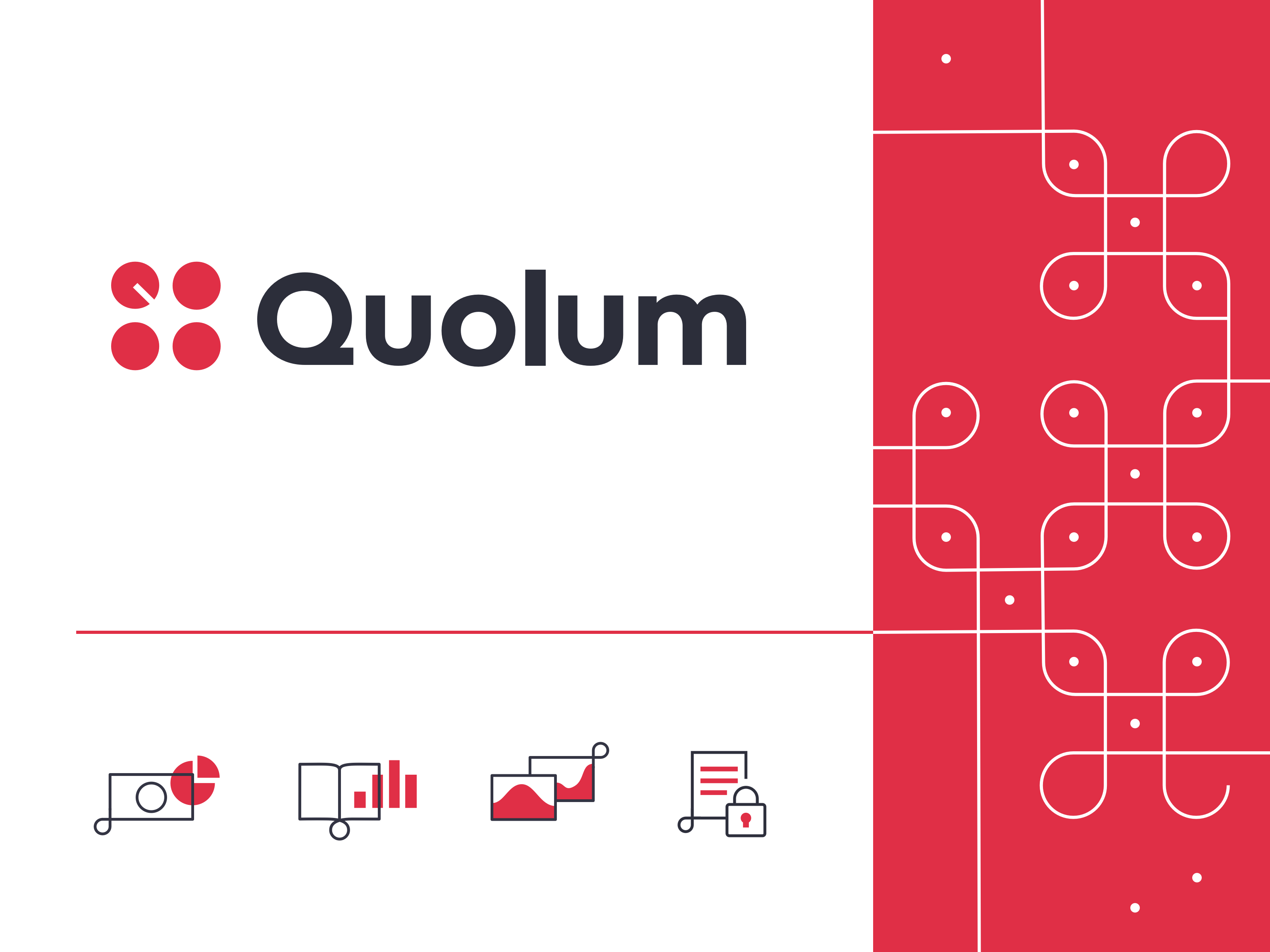 Example of SaaS Logo & Iconography: Quolum