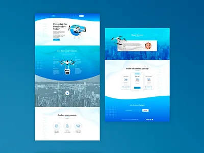 Landing page for ATV sales site atv landing page