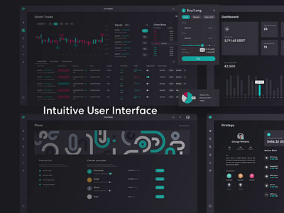 Trading Application animation animation video artificial intelligence bot branding cryptocurrency design promotion video trade trading app trading platform ui video webdesign website