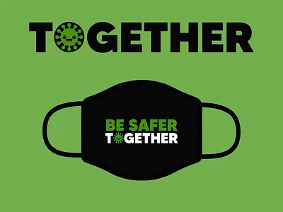 Face Mask Challenge: Safer Together awesomemerch challenge character corona virus covid facemask health illustration kawaii mask playoff print safer