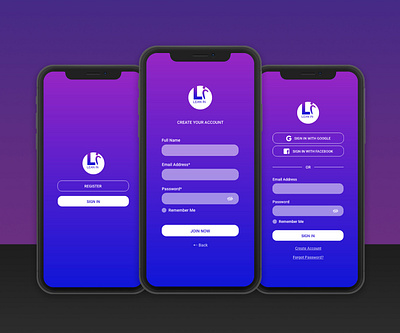 Sign Up UI interaction design ui visual design