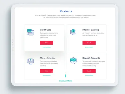 DenizBank - Banking APi Website Iconography banking clean design fintech icon icons interaction layout product design responsive responsive website typography ui userexperiance ux webdesign website