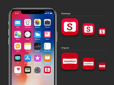 Daily UI :: 005 app icon dailyui design ios app logo redesign seamless