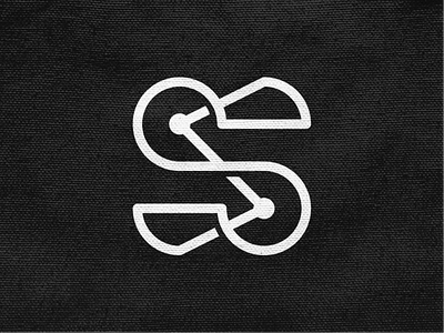 S mark! brand branding geometric icon lettermark letters logo logo design logodesign logotype mark mechanic monochrome monogram monoline s symbol texture type