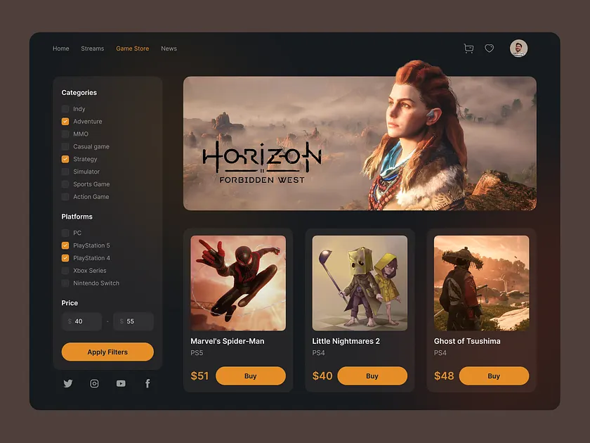 Game Store designs, themes, templates and downloadable graphic elements ...
