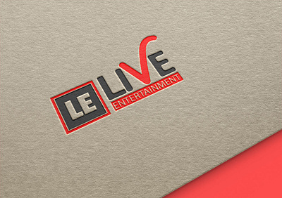 Live Entertainment Biratnagar branding design icon illustration indesignmedia logo logo design typography vector web development