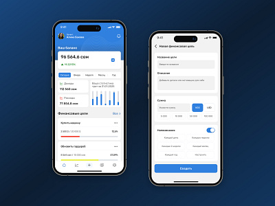 Finance Mobile App app design figma ui uxui