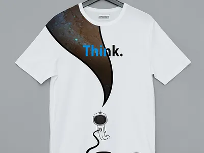 THINK. T-Shirt Design graphic design graphic illustration t shirt design typography