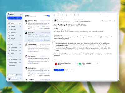 Email 📨 ai powered email clean email ui collaborative dashboard design system email email design inbox messaging responsive email ui ui kit