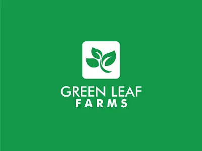 Green Leaf art branding design icon illustration illustrator logo minimal typography vector