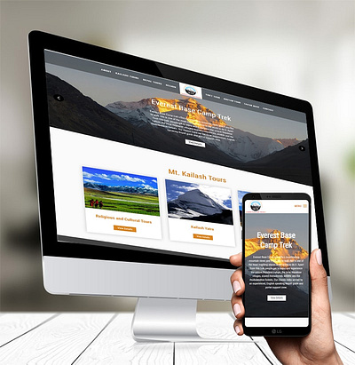 Shree Kailash Treks indesignmedia ui ux web development webdesign