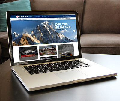 Hamima Travel and Trekking Pvt. Ltd. indesignmedia ui ux web development webdesign