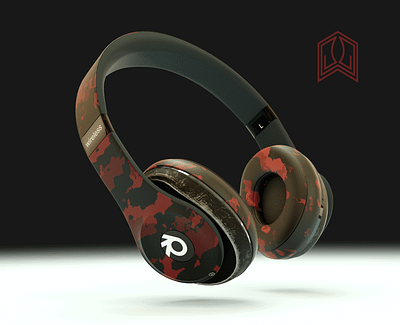 Blender Beats Mockup "Blood Camo" 3d blender blender3d design print product