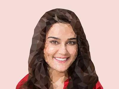 Pretty Zinta Illustration actress illustration potrait stickers