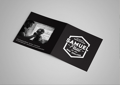 Gift voucher design for Samuel Paul by Simply Whyte Design design gift card gift voucher graphic design hairdresser