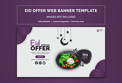 Eid Offer Web banner template arabic banner arabic banner arabic template arabic web banner banner ads banner design branding design eid web banner eid web elements template design ui uidesign ux web web banner web design web element web template