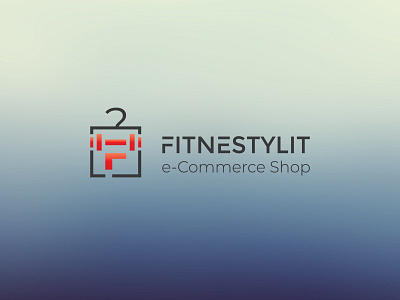 Fitness Shop Logo body creative design diet ecommerce f letter logo fit fitness flexibility gym health healthy logo modern online professional retail shop sport weight