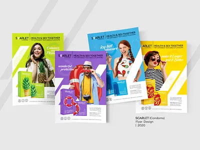 Scarlet Flyer adobe illustrator advertising brand design branding catalogue design condom design flyer design graphic design package design photoshop