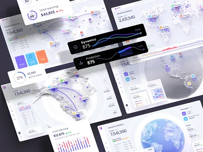 Orion UI kit - Charts templates & infographics in Figma desktop