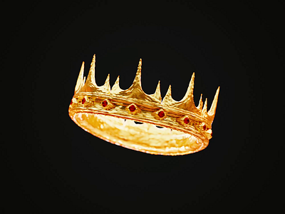 Heavy is the Head 3d 3d animation animated animation blender blender3d crown illustration isometric isometric illustration king metal queen tiara