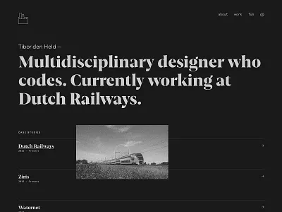 portfolio design development identity typography visual design